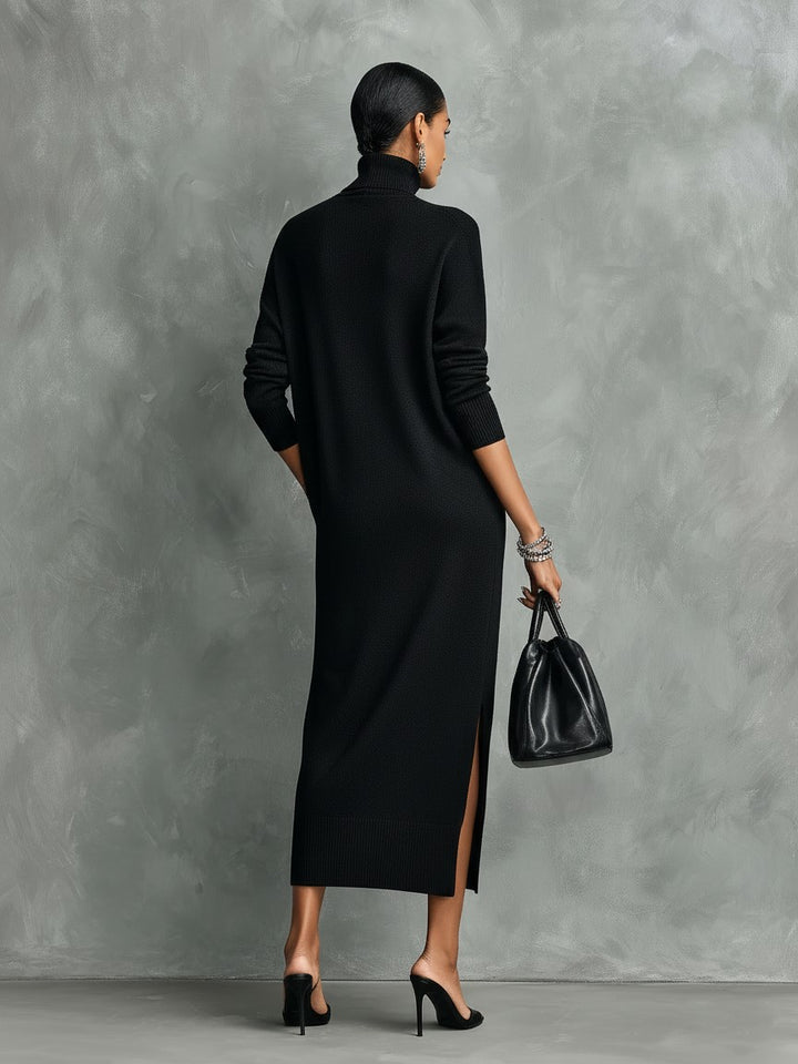 Callie turtleneck midi sweater dress — image 4