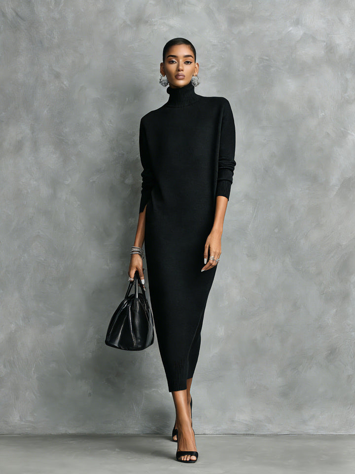 Callie turtleneck midi sweater dress — image 5