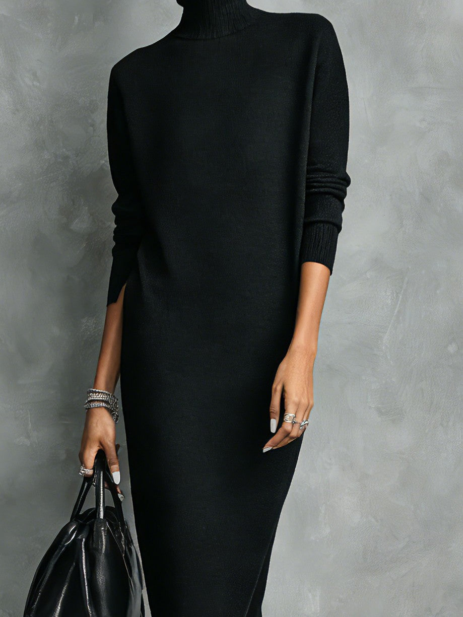 Callie turtleneck midi sweater dress — image 7
