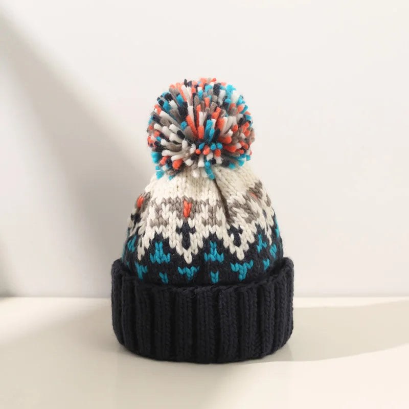 Carys chunky fair isle pom winter toque — image 2