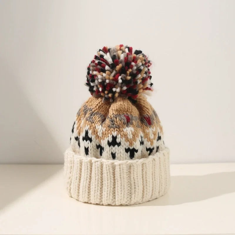 Carys chunky fair isle pom winter toque — image 3