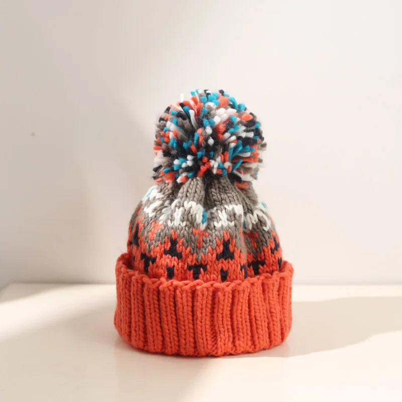 Carys chunky fair isle pom winter toque — image 4