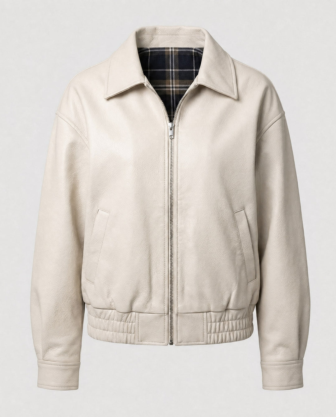 Celeste cropped faux leather jacket — image 6