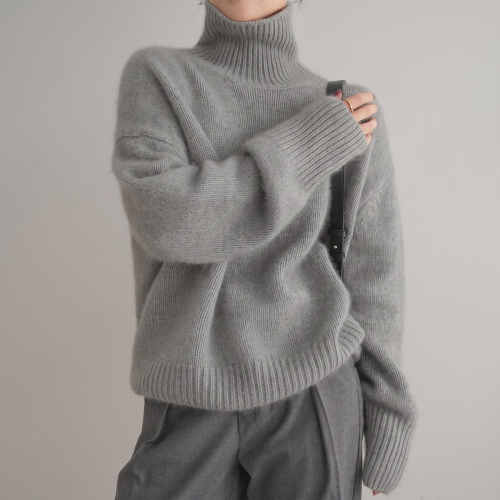 Clarissa cashmere blend turtleneck sweater — image 2