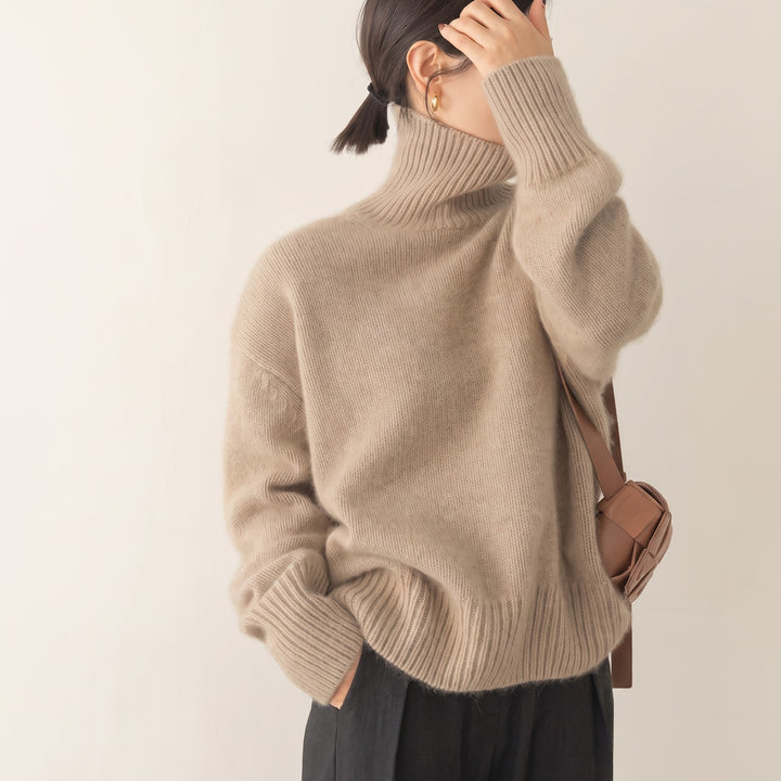 Clarissa cashmere blend turtleneck sweater — image 3