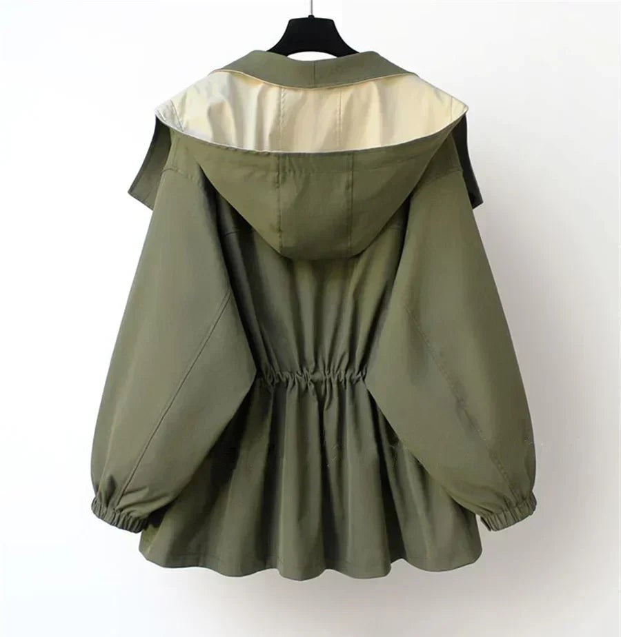 Cora oversized hooded coat — image 2
