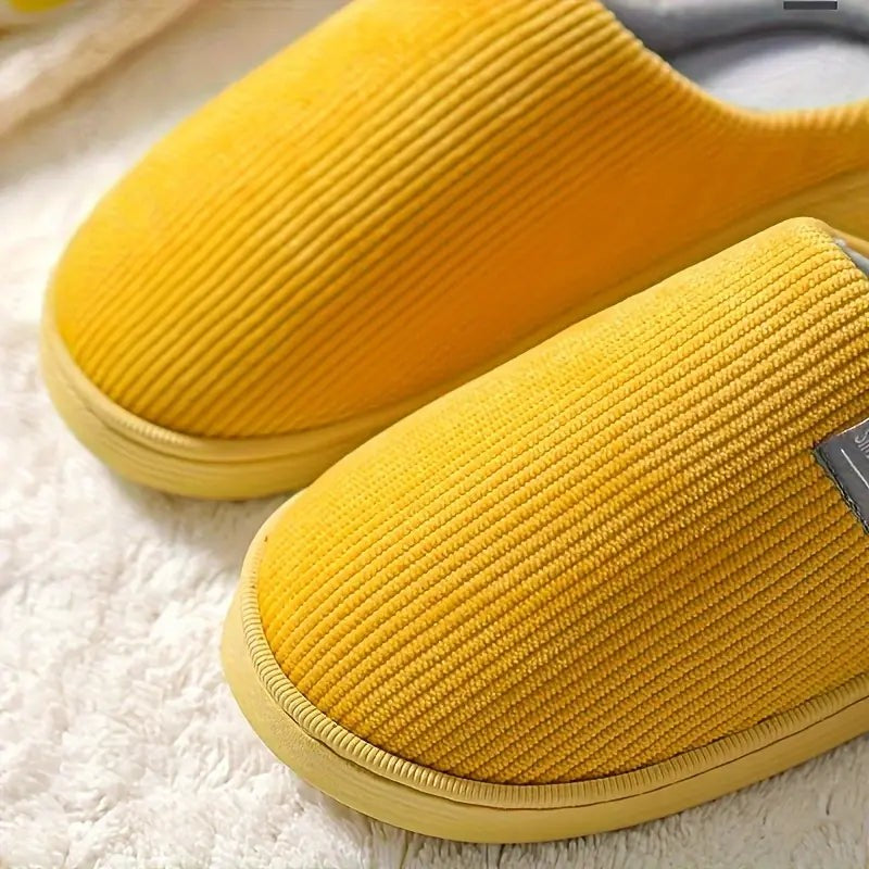 Amaline — Cozy Corduroy House Slippers for Women