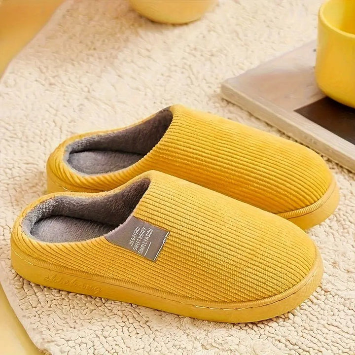 Amaline — Cozy Corduroy House Slippers for Women
