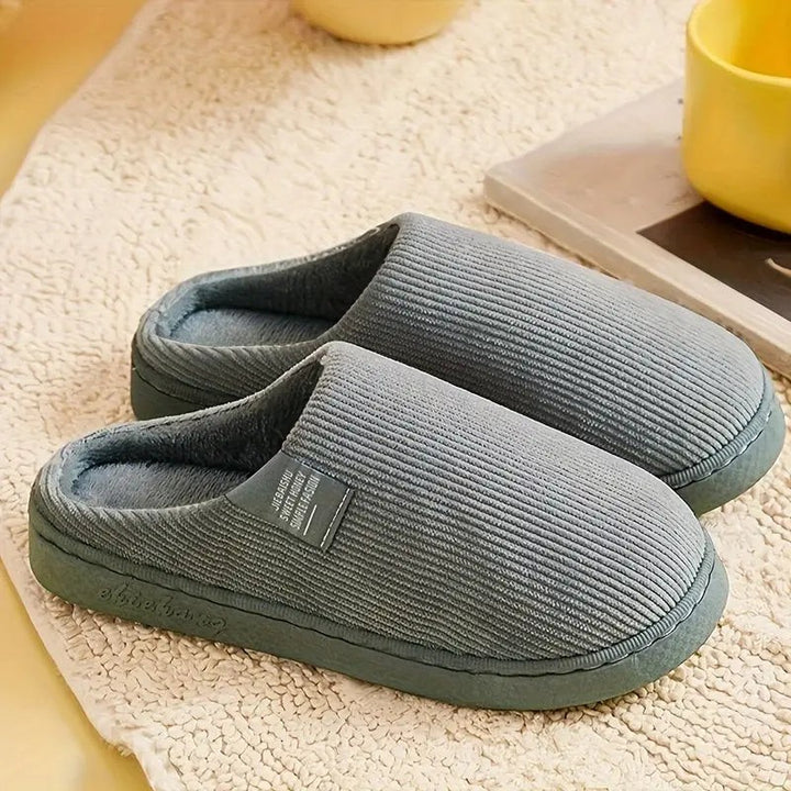Amaline — Cozy Corduroy House Slippers for Women