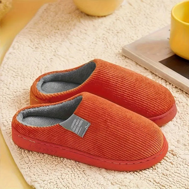 Amaline — Cozy Corduroy House Slippers for Women