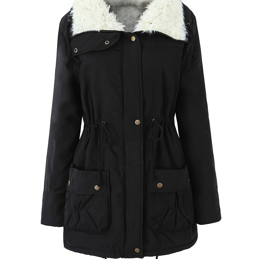 Rosaline — Cozy Hooded Winter Parka with Sherpa Collar for Women