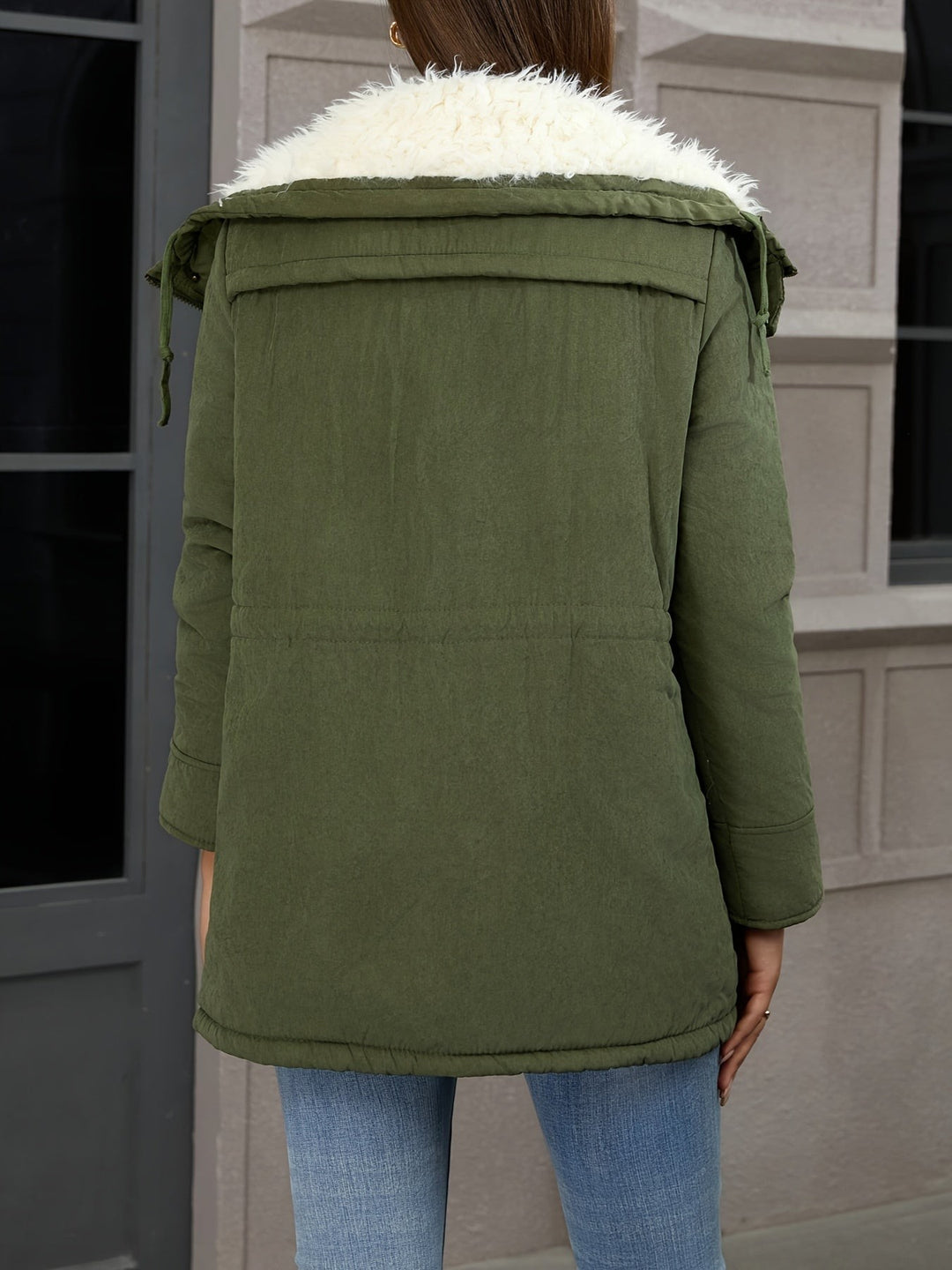 Rosaline — Cozy Hooded Winter Parka with Sherpa Collar for Women