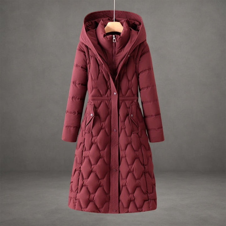 Daphne — Warm Long Quilted Puffer Coat for Women (5), StyleTruly