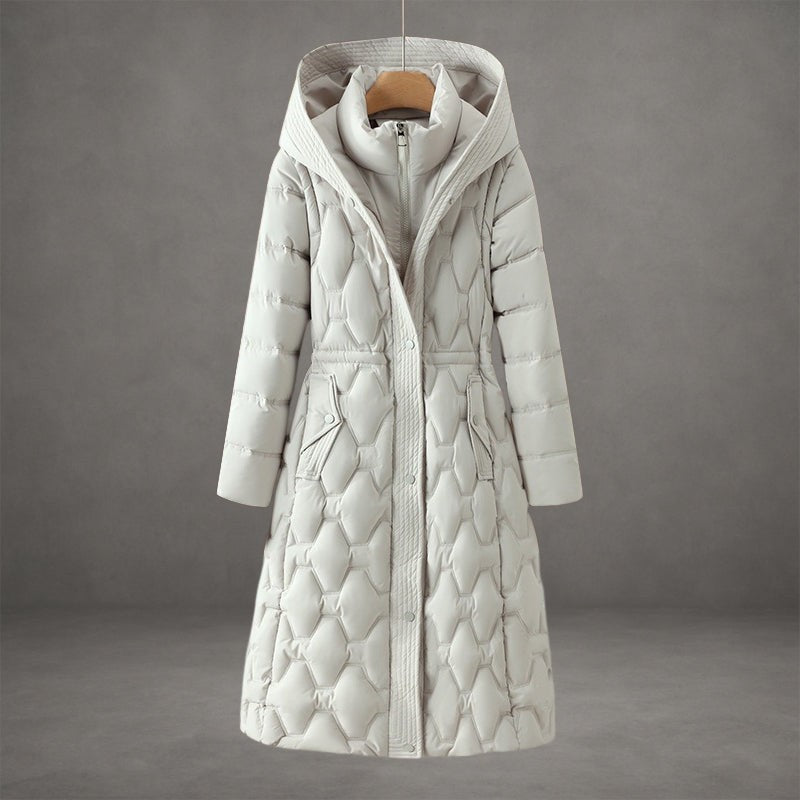 Daphne — Warm Long Quilted Puffer Coat for Women (6), StyleTruly