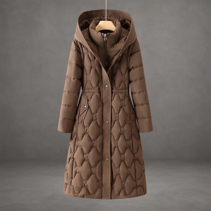 Daphne — Warm Long Quilted Puffer Coat for Women (7), StyleTruly