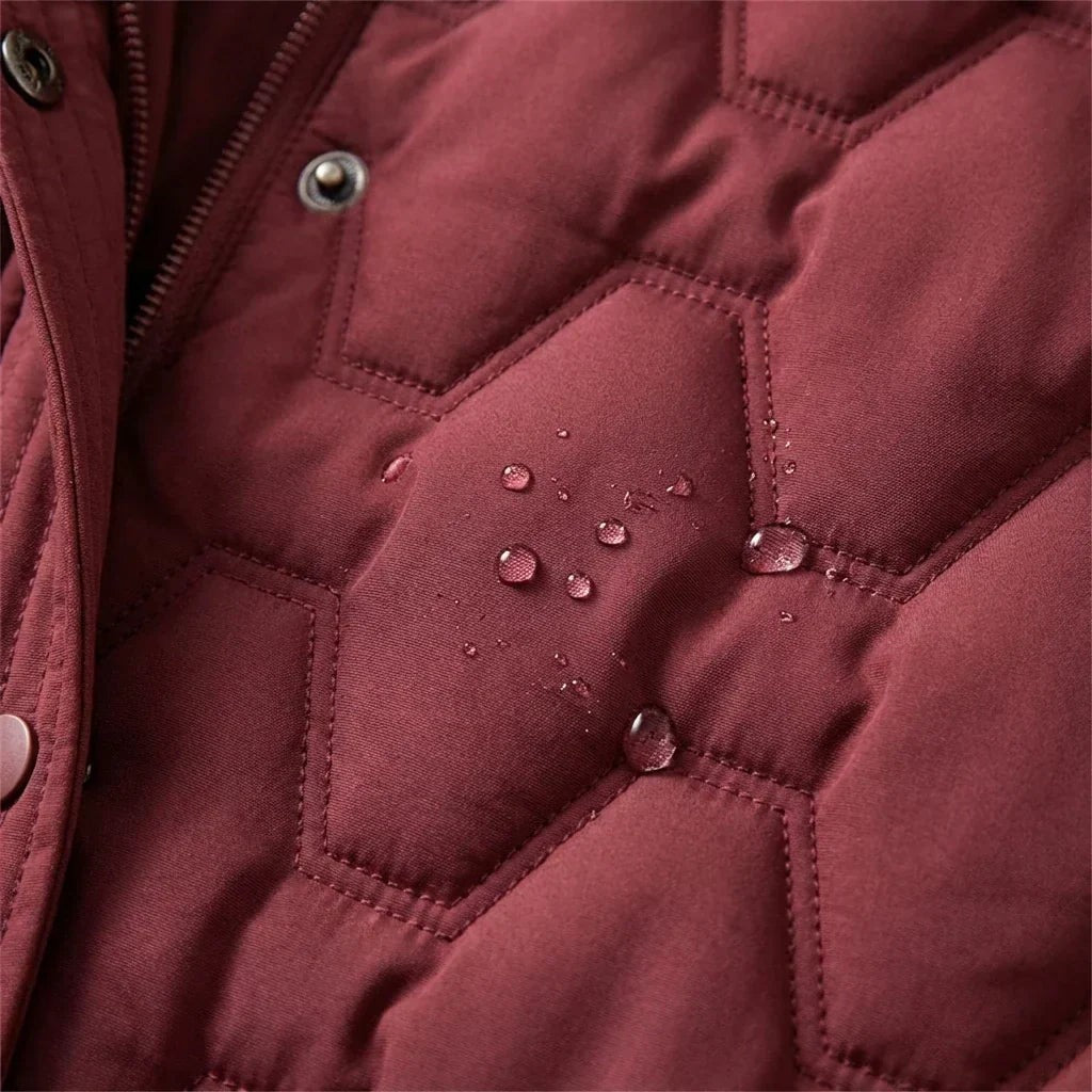 Daphne — Warm Long Quilted Puffer Coat for Women (9), StyleTruly