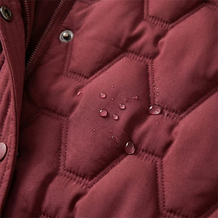 Daphne — Warm Long Quilted Puffer Coat for Women (9), StyleTruly
