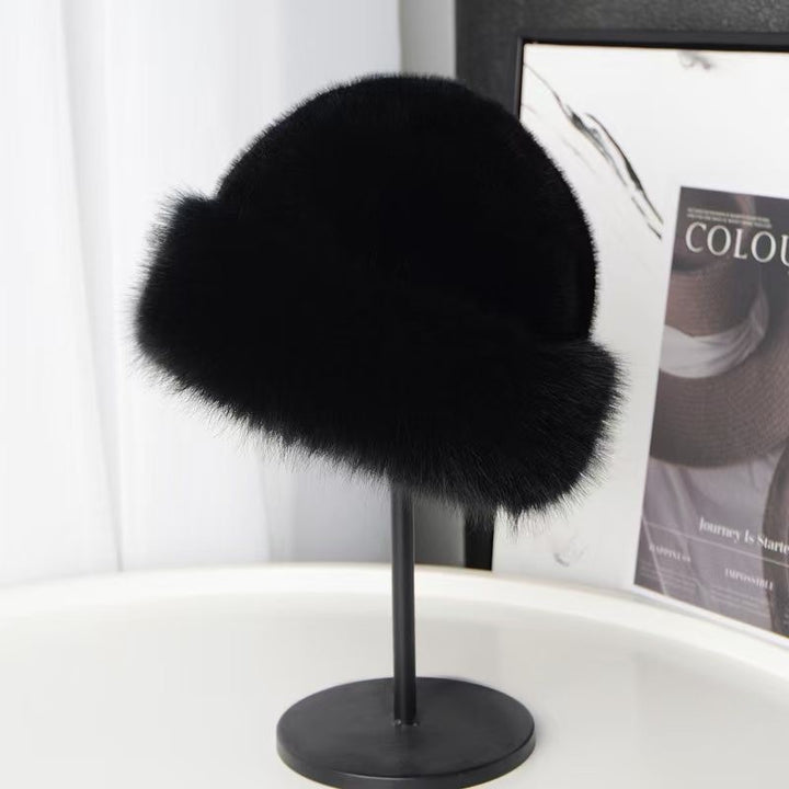 Salomee — Elegant Faux Fur Beanie Winter Hat for Women