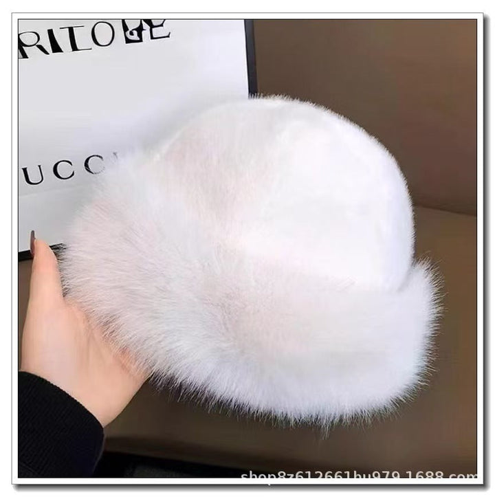Salomee — Elegant Faux Fur Beanie Winter Hat for Women