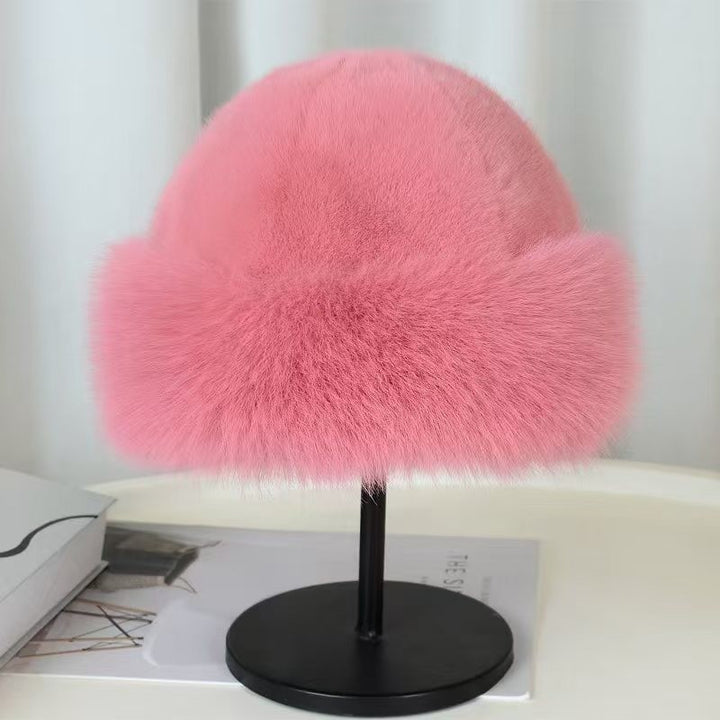 Salomee — Elegant Faux Fur Beanie Winter Hat for Women