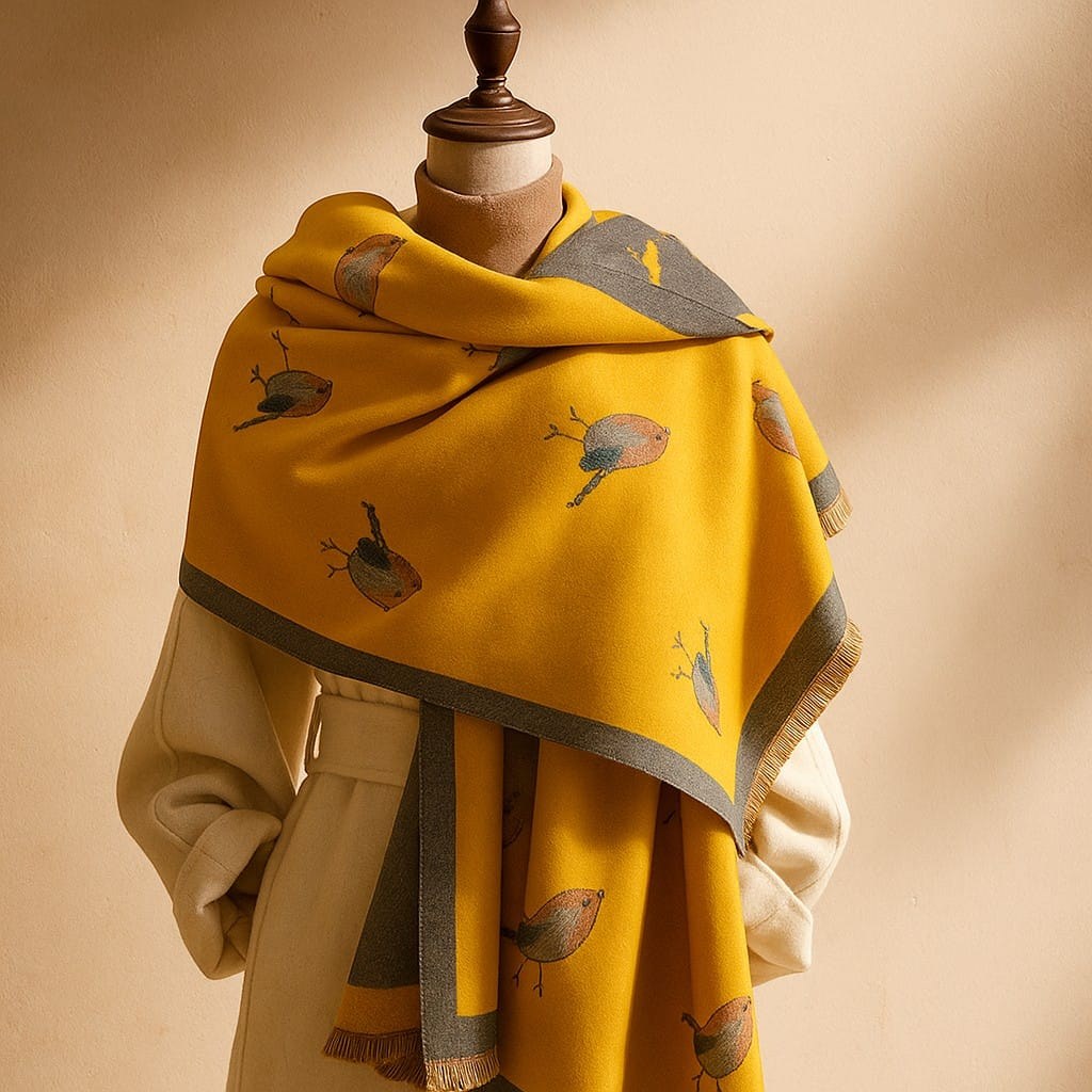Eponine — Woven Fringe Winter Scarf (10), StyleTruly