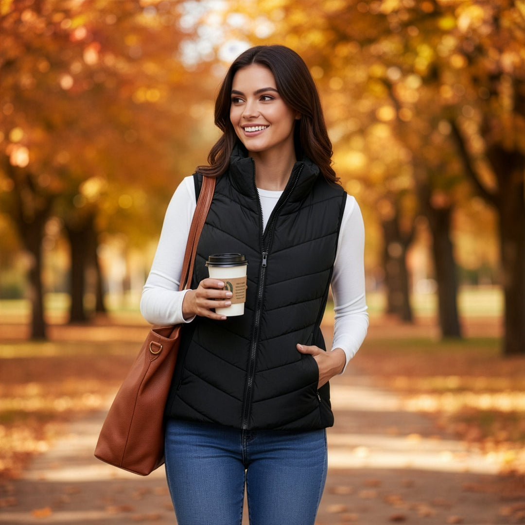 Farrah slim insulated puffer vest — image 20
