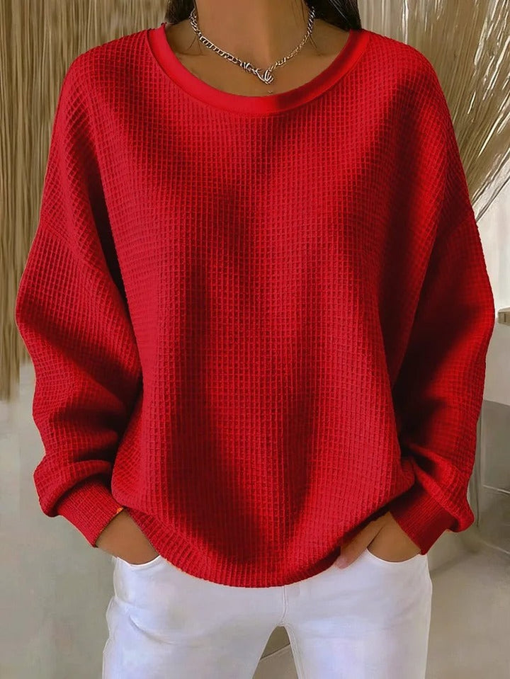 Wide Collar Knit Sweater for Women