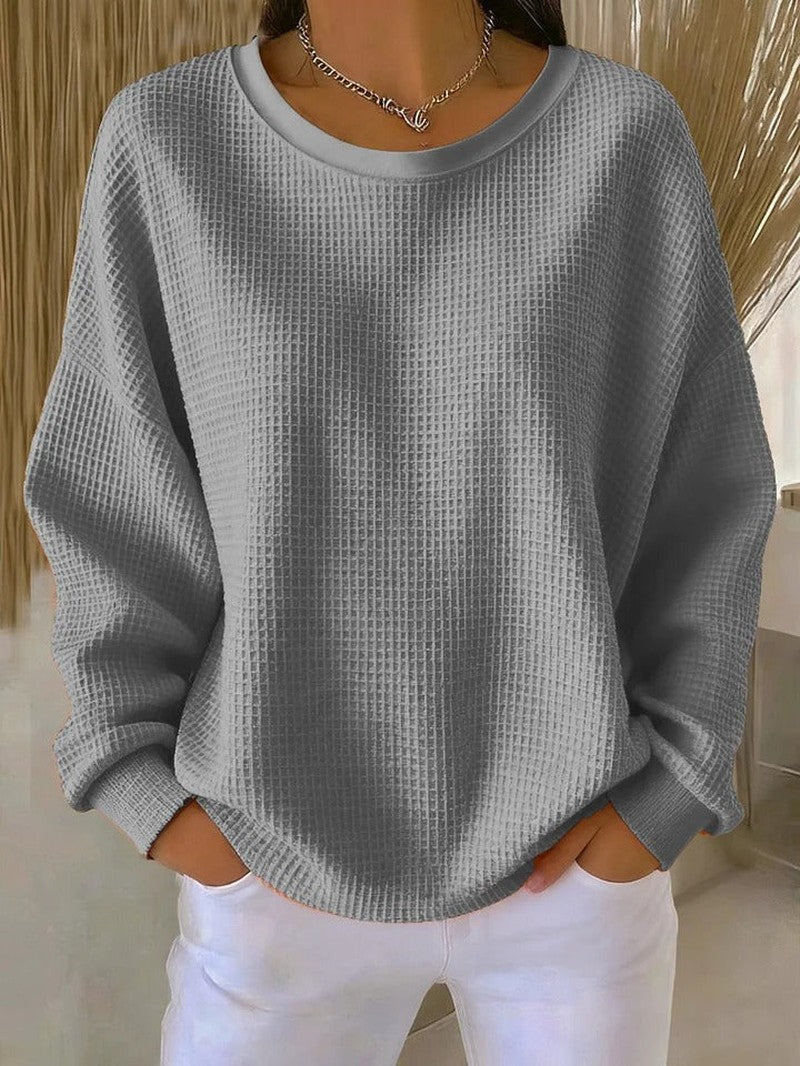 Wide Collar Knit Sweater for Women