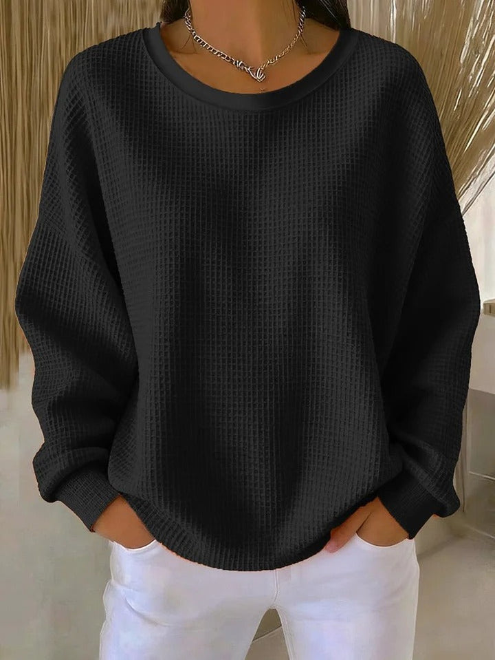 Wide Collar Knit Sweater for Women