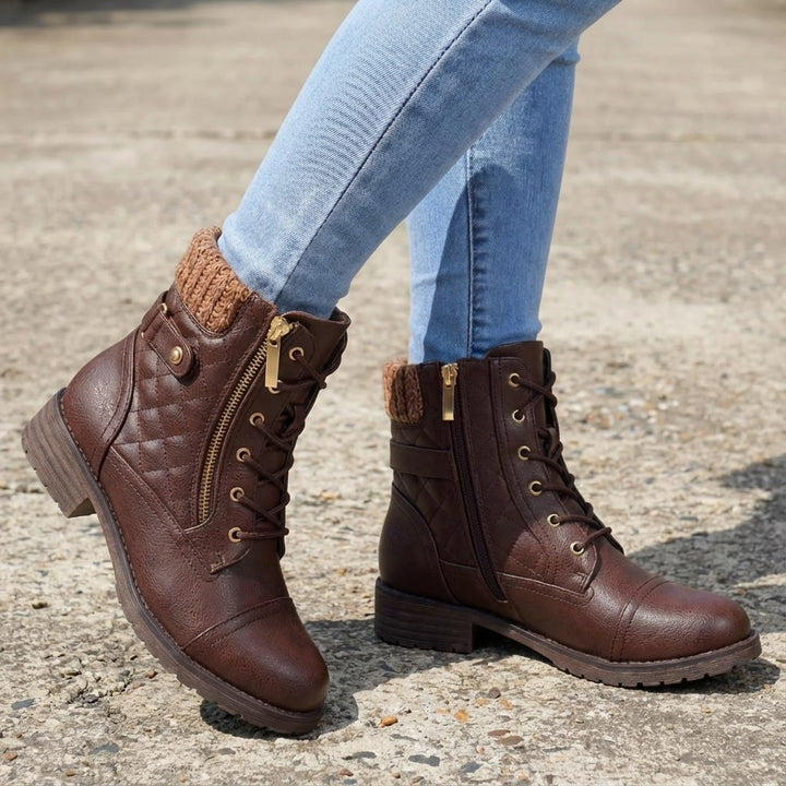Hadley leather heeled ankle boots — image 3