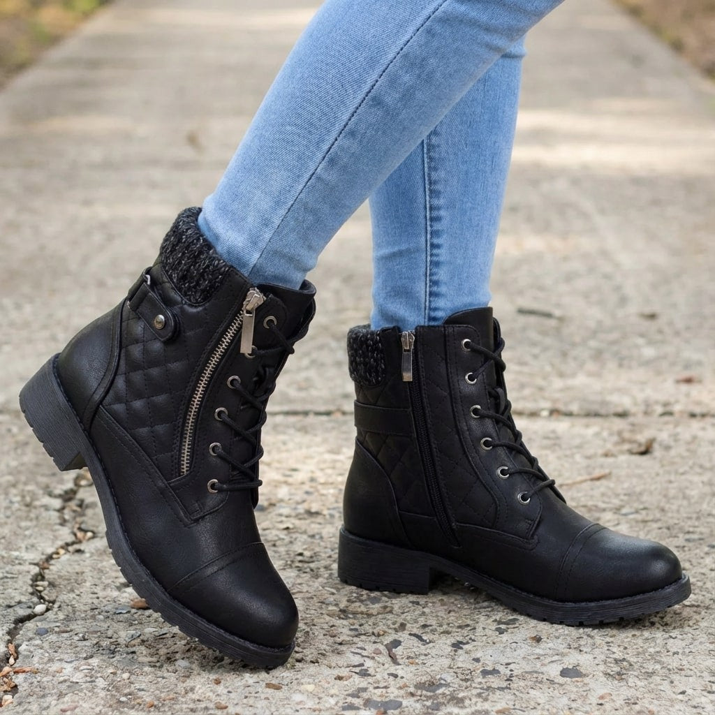 Hadley leather heeled ankle boots — image 4