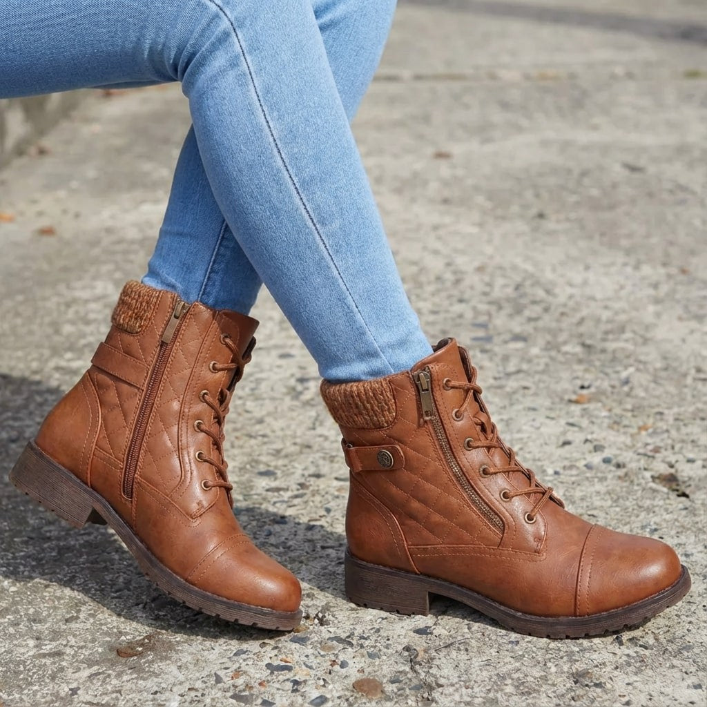 Hadley leather heeled ankle boots — image 5