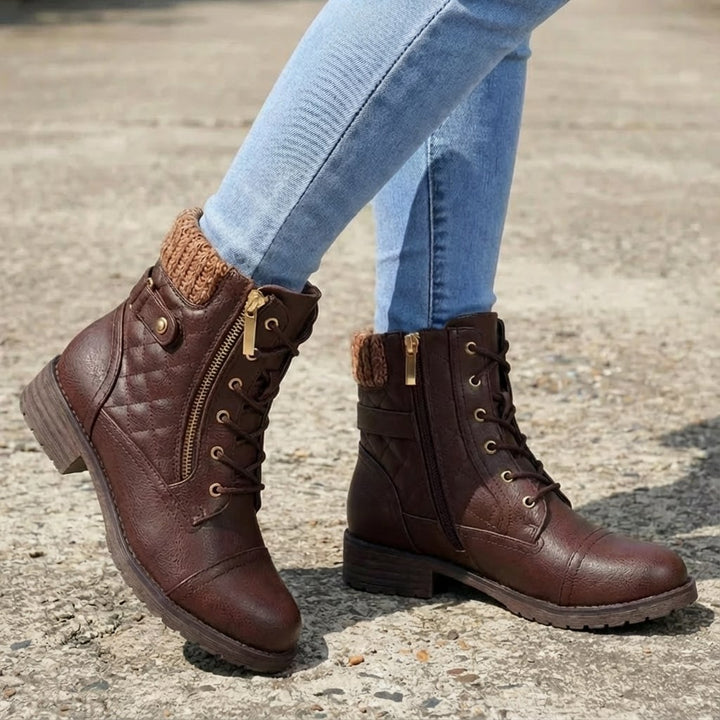 Hadley leather heeled ankle boots — image 11