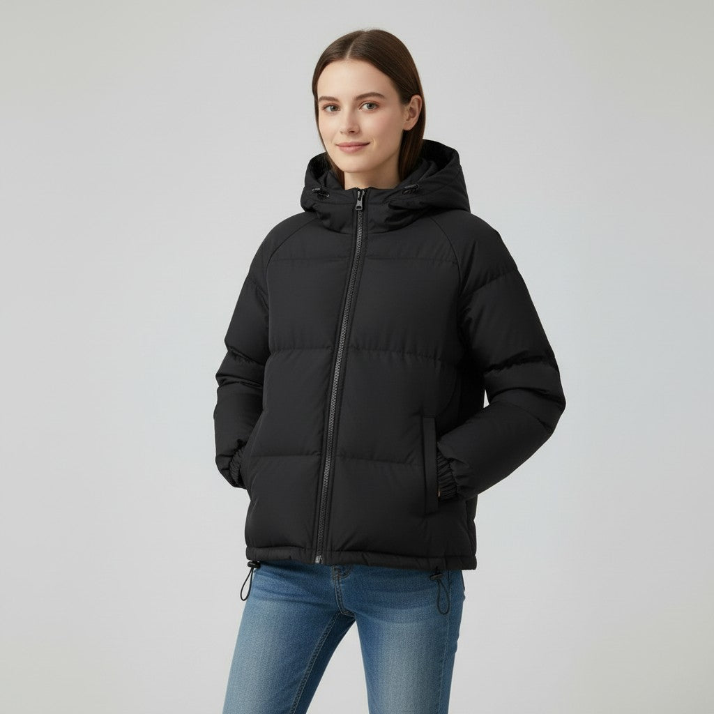 Anais — Hooded Quilted Warm Winter Jacket for Women