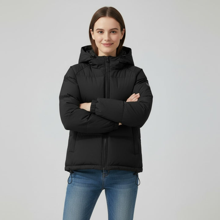 Anais — Hooded Quilted Warm Winter Jacket for Women