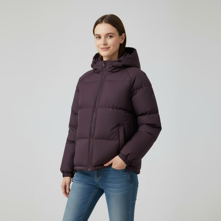 Anais — Hooded Quilted Warm Winter Jacket for Women