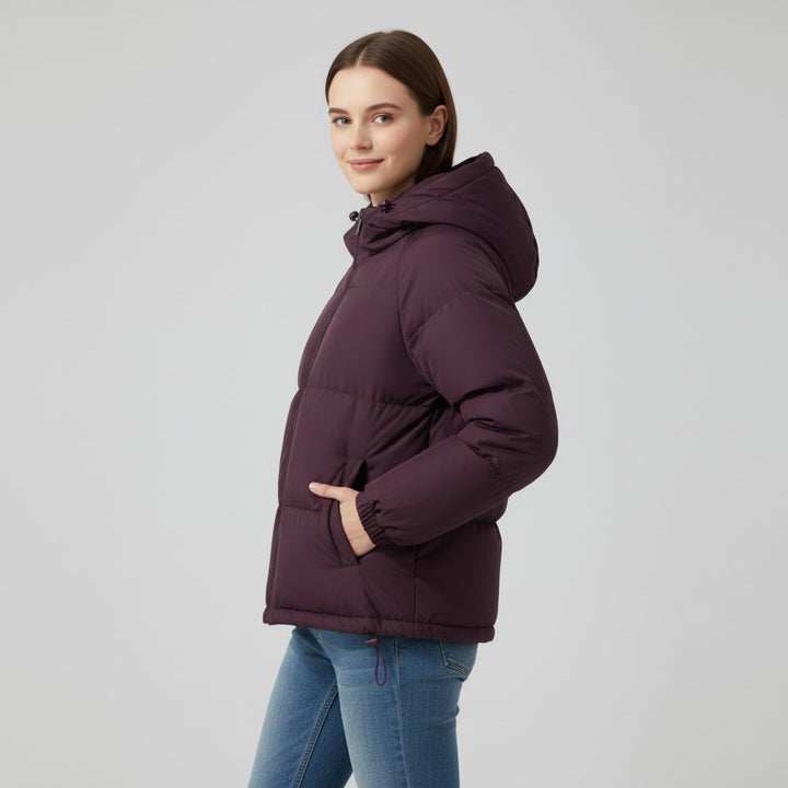 Anais — Hooded Quilted Warm Winter Jacket for Women