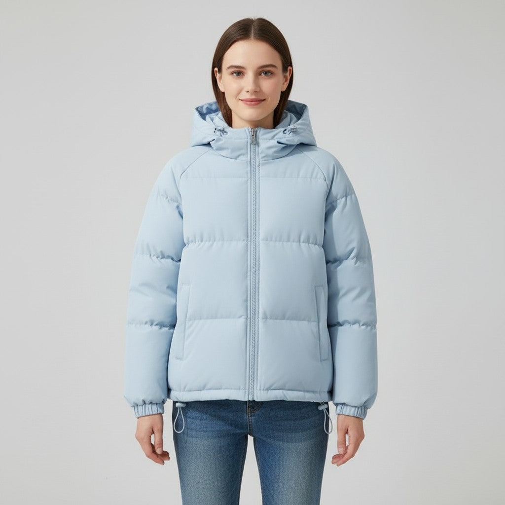 Anais — Hooded Quilted Warm Winter Jacket for Women