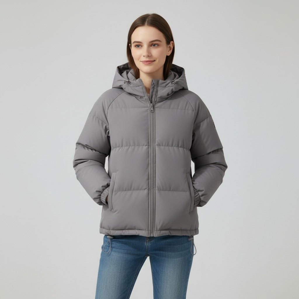 Anais — Hooded Quilted Warm Winter Jacket for Women