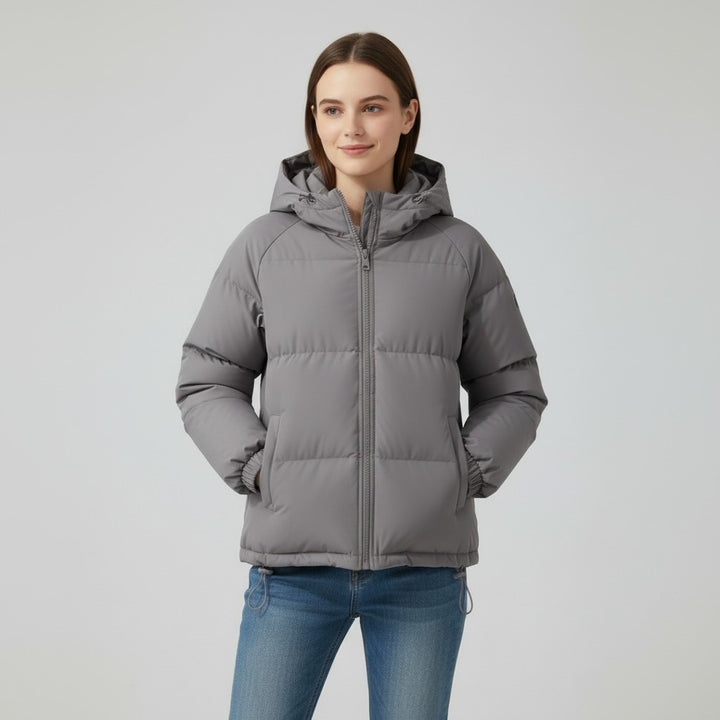 Anais — Hooded Quilted Warm Winter Jacket for Women
