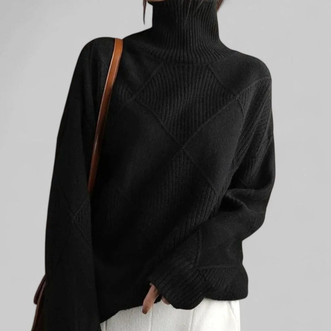 Oversized Turtleneck Sweater for Women