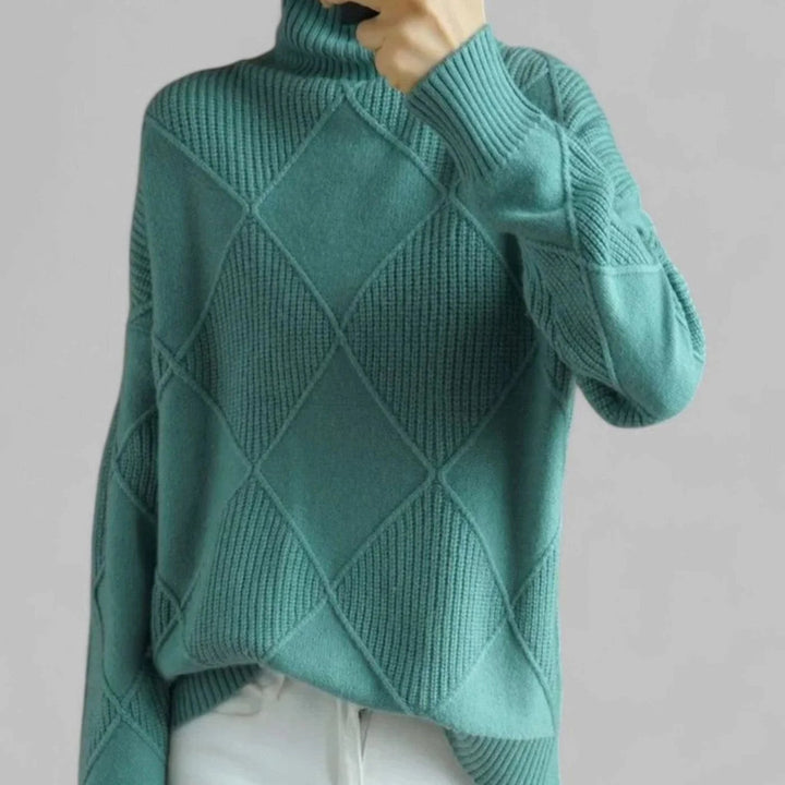 Oversized Turtleneck Sweater for Women