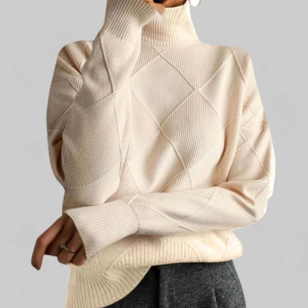Oversized Turtleneck Sweater for Women