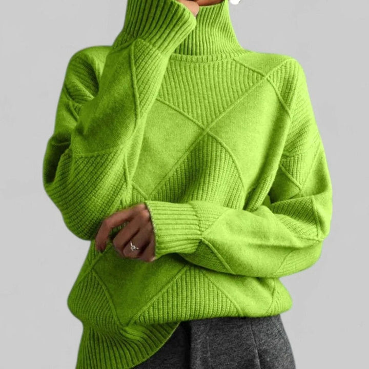 Oversized Turtleneck Sweater for Women