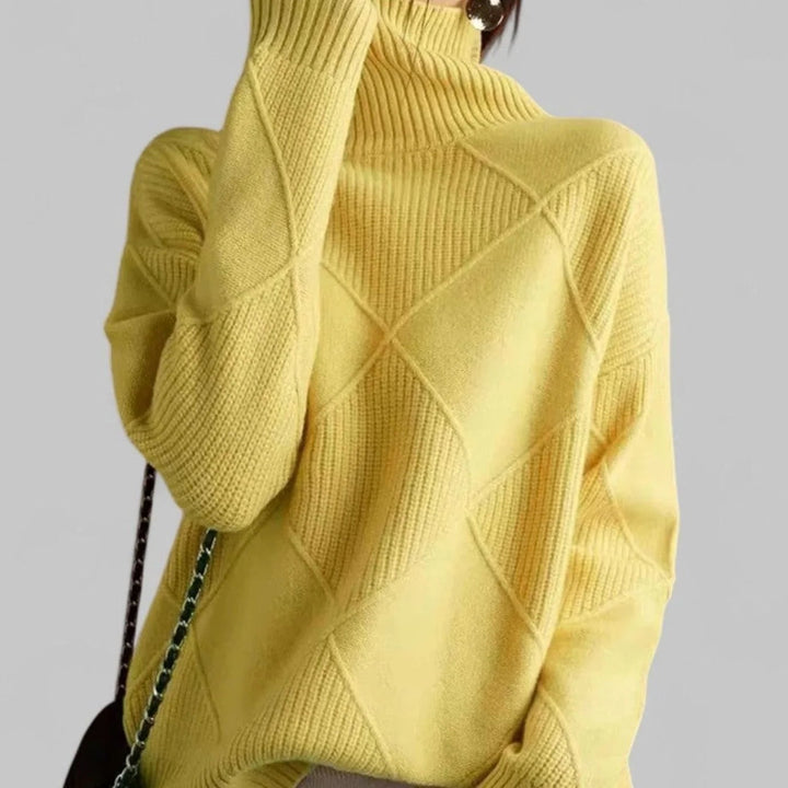Oversized Turtleneck Sweater for Women