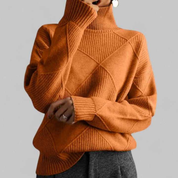 Oversized Turtleneck Sweater for Women