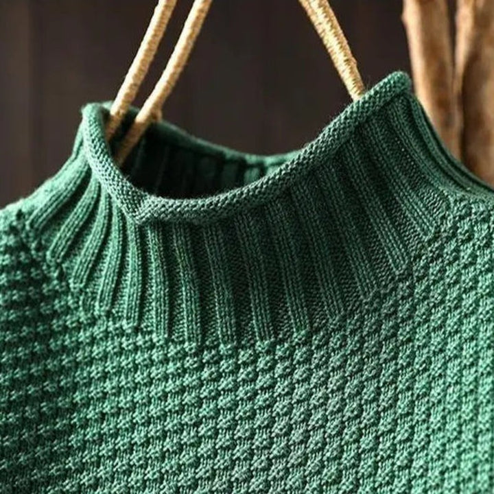 Cable Knit Wool Sweater for Women