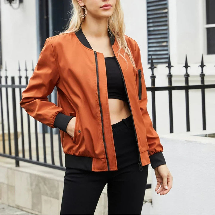 Jenna oversized zip up bomber jacket — image 3