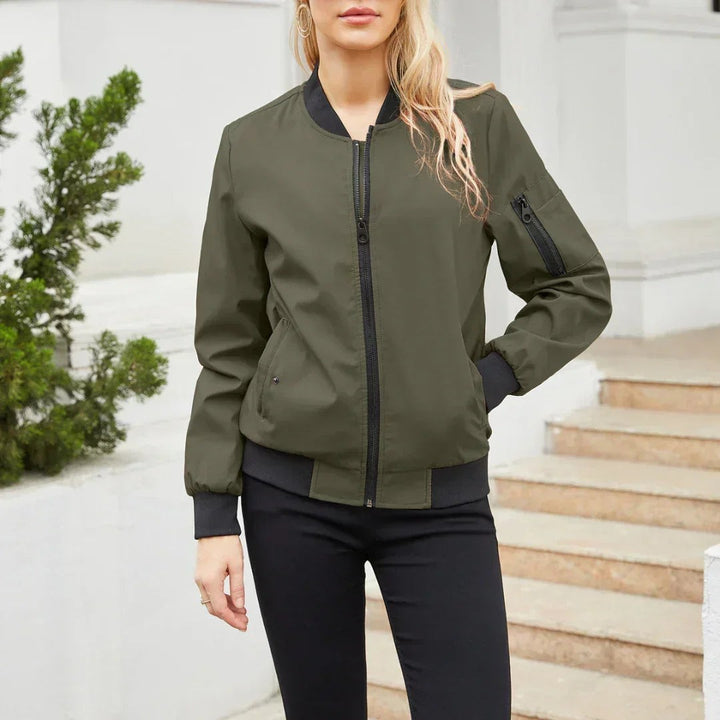 Jenna oversized zip up bomber jacket — image 5