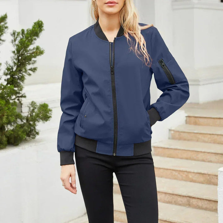 Jenna oversized zip up bomber jacket — image 6